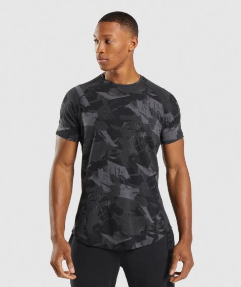 Men's Gymshark Bold T-Shirts Camo | NZ 4YDLEM